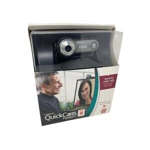 Logitech QuickCam Fusion USB Webcam PC Video Conferencing‎